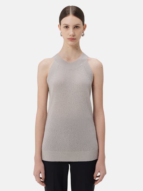 Gobi Mongolian Cashmere Sleeveless Cashmere Top In Wind Chime