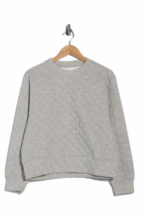 Z by Zella Retreat Quilted Crewneck Sweatshirt