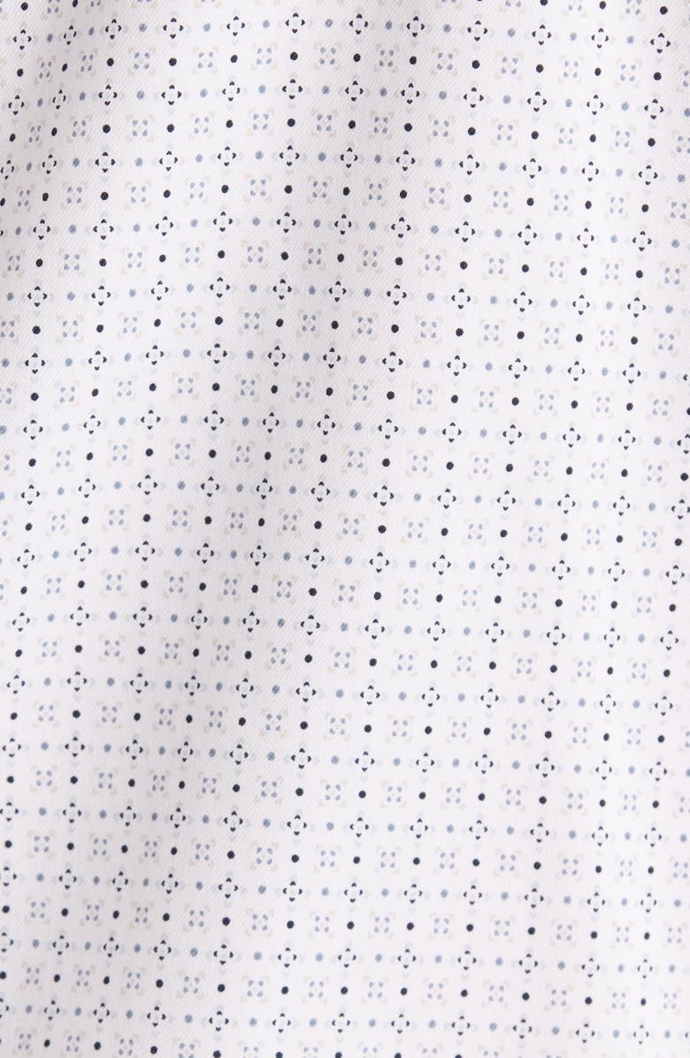 Nordstrom Trim Fit Performance Dress Shirt, Alternate, color, Blue Geo