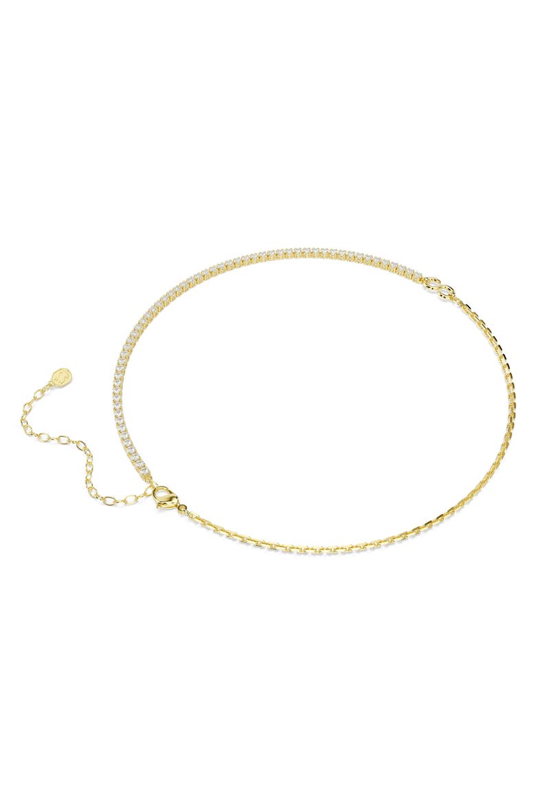 Matrix Mixed Chain Necklace, Alternate, color, WHITE GOLD