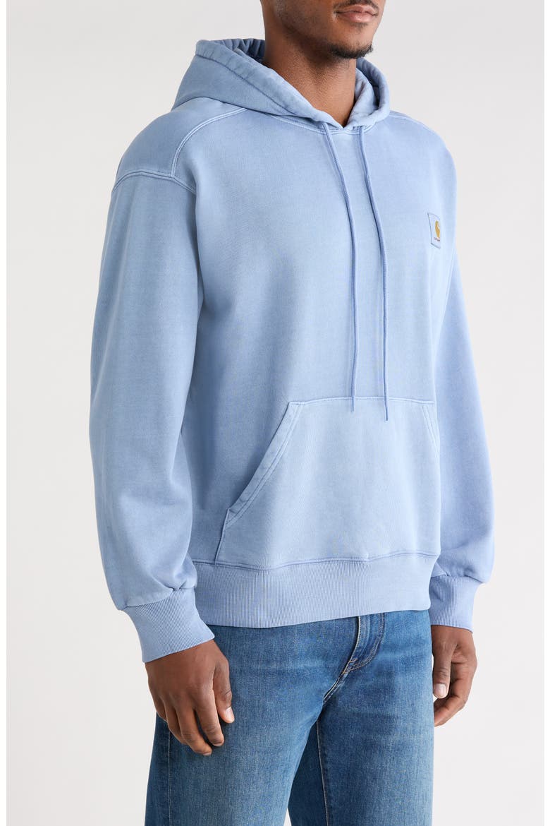 Nelson Hoodie, Alternate, color, GENTLE BLUE GARMENT DYED