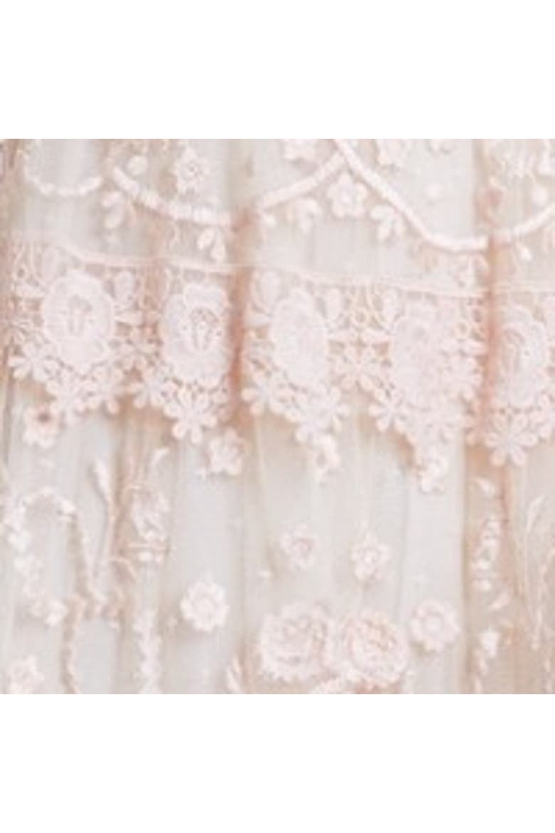 Midsummer Lace Gown, Alternate, color, Champagne/Ballet Slipper