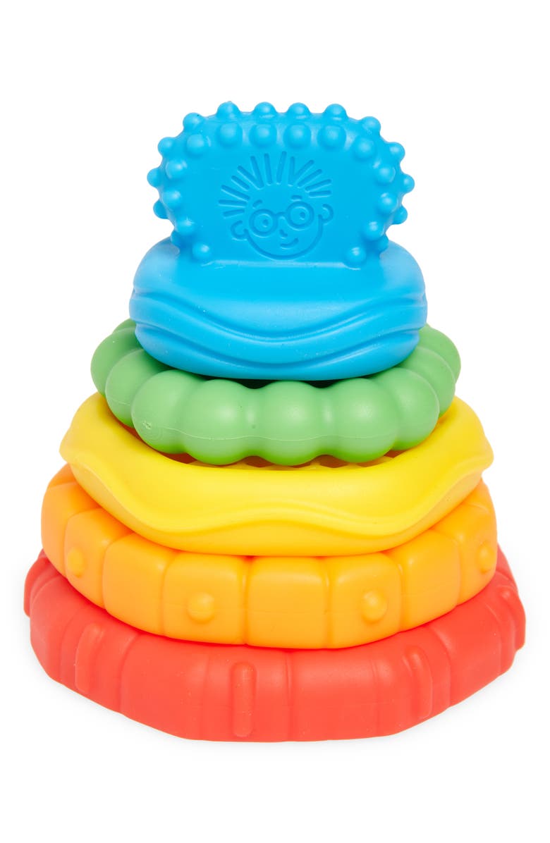 Baby Einstein Stack & Teethe<sup>™</sup> Multi Textured Teether Toy, Main, color,