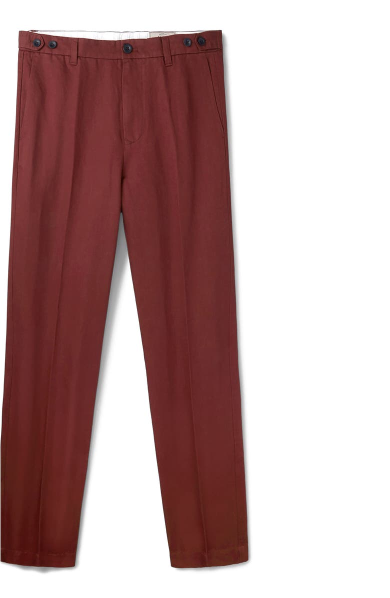 Aubin Pasmore Slim Leg Suit Trouser, Alternate, color, Brown