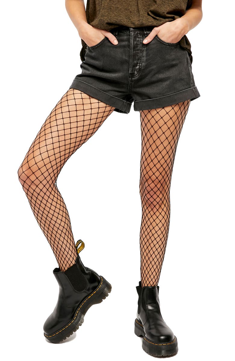 Free People Setting with the Sun High Waist Denim Shorts, Main, color,