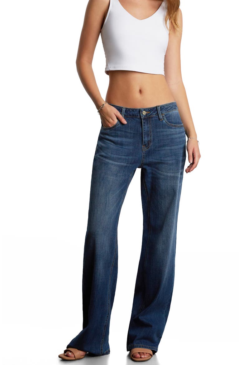 Everyday Straight Leg Jeans, Alternate, color, COZY BLUE