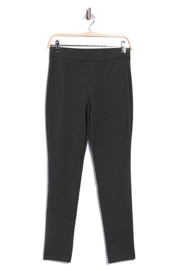 Theory Shawn Pull-on Ponte Knit Pants In Gray