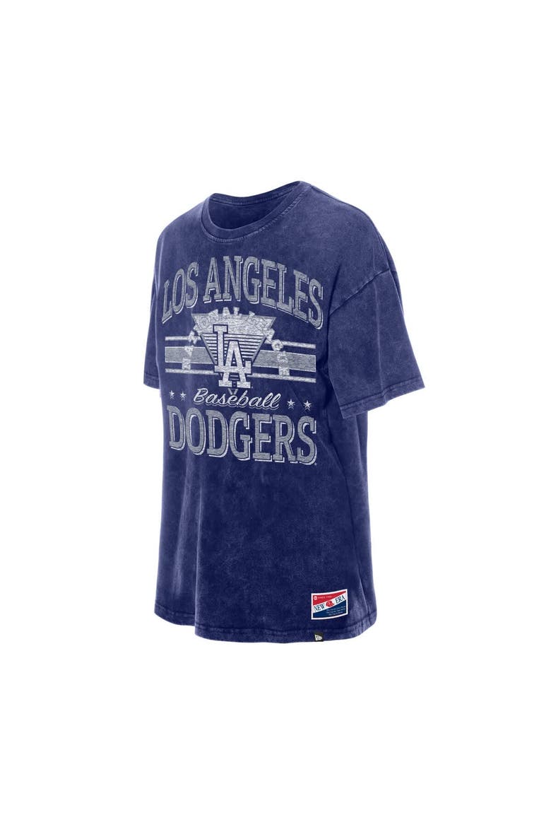 Women's New Era  Blue Los Angeles Dodgers Oversized Boyfriend T-Shirt, Alternate, color, Blue