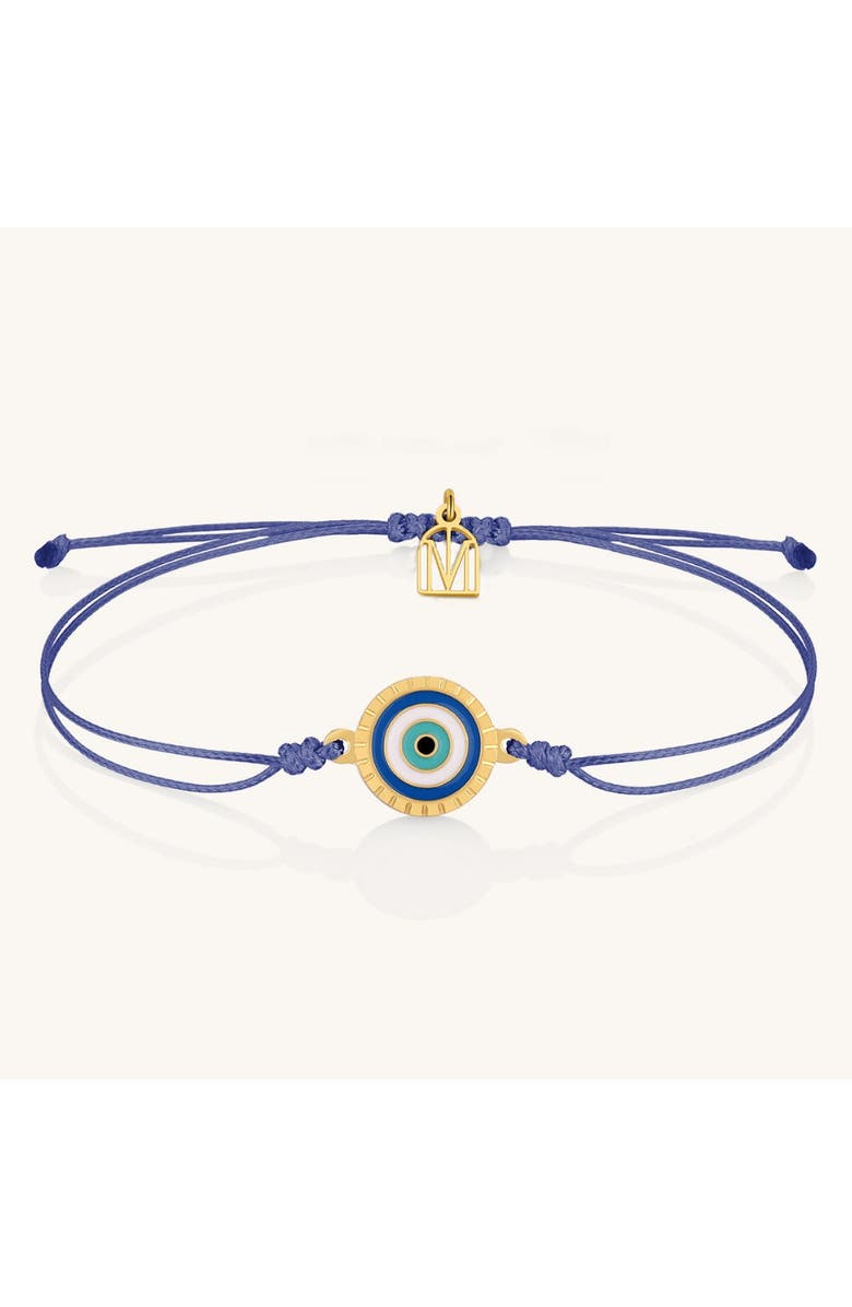Mantra Thread of Protection I Am Supported And Protected bracelet, Main, color, Gold