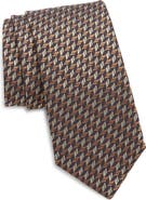 Canali Geometric Silk Tie