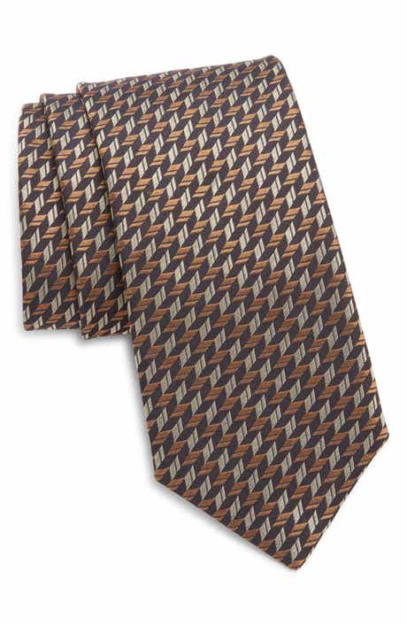 Geometric Silk Tie