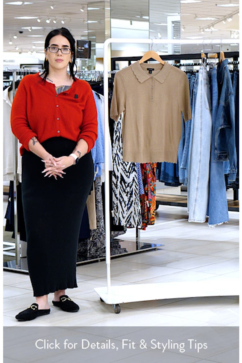 Scalloped Sweater Polo video