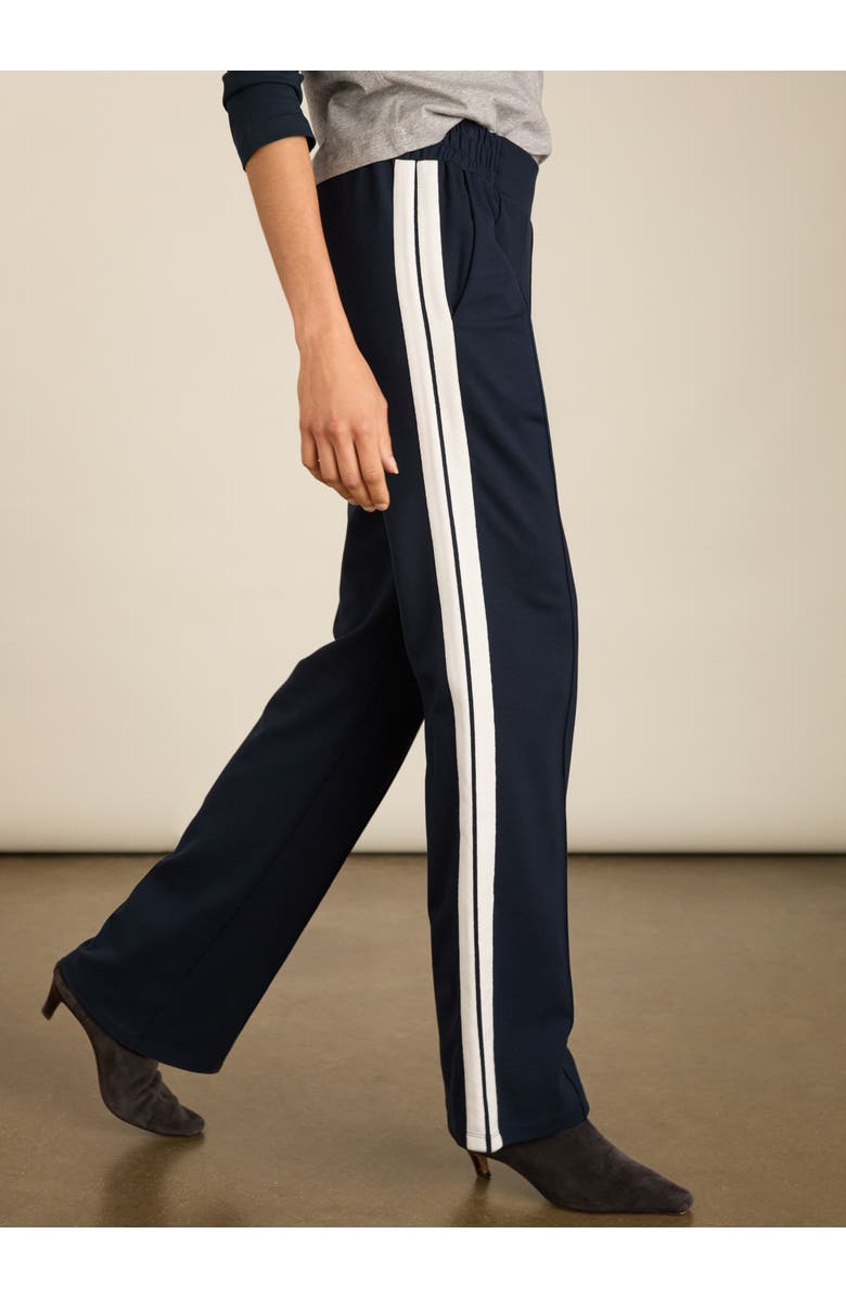 Baukjen Tippi 2.0 Side-Stripe Trousers, Alternate, color, Classic Navy & Soft White