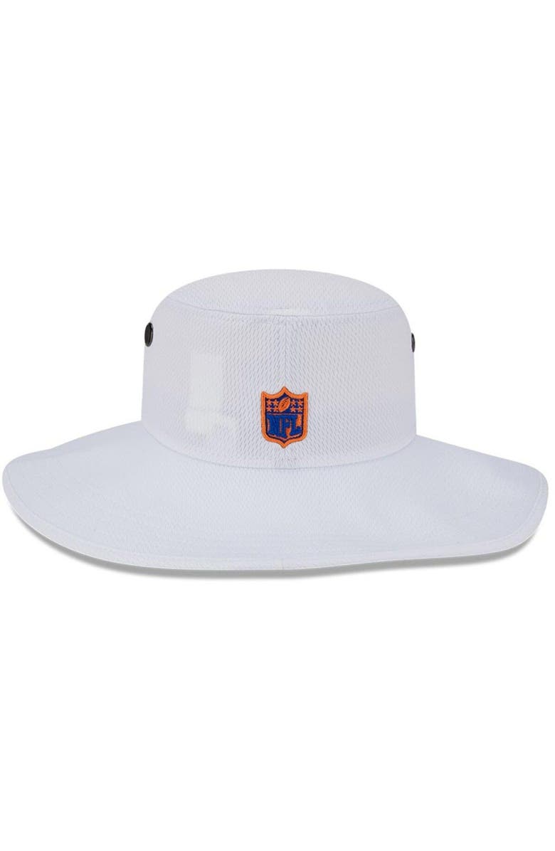 New Era Men's New Era White Denver Broncos 2023 NFL Training Camp Throwback Panama Bucket Hat, Alternate, color, White