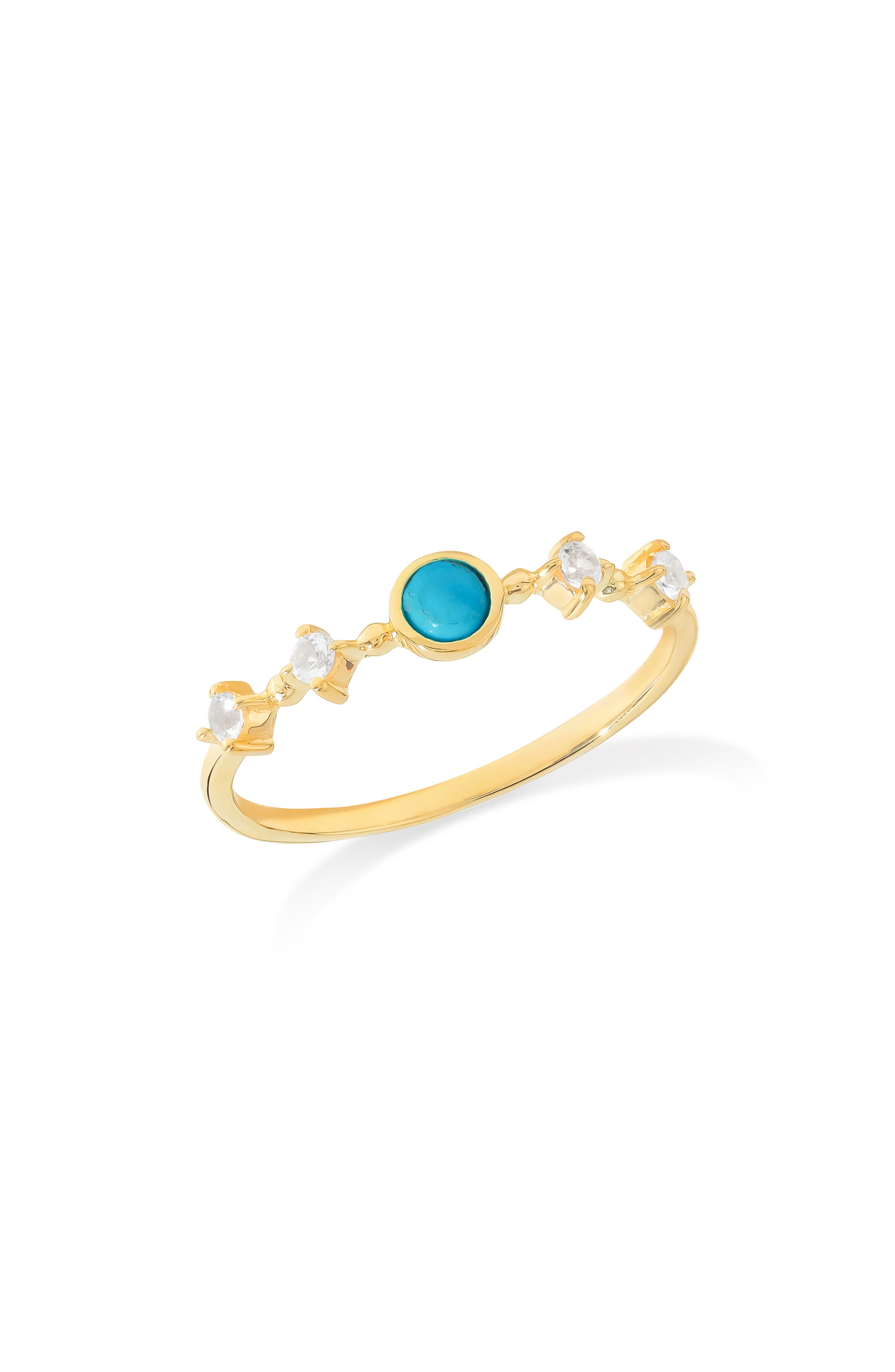 Round Mix Gemstone Ring