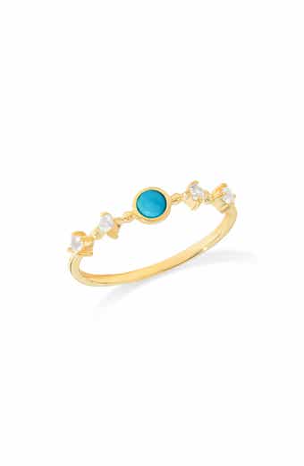 Round Mix Gemstone Ring