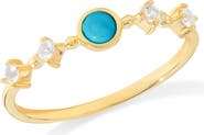 YS GEMS Round Mix Gemstone Ring