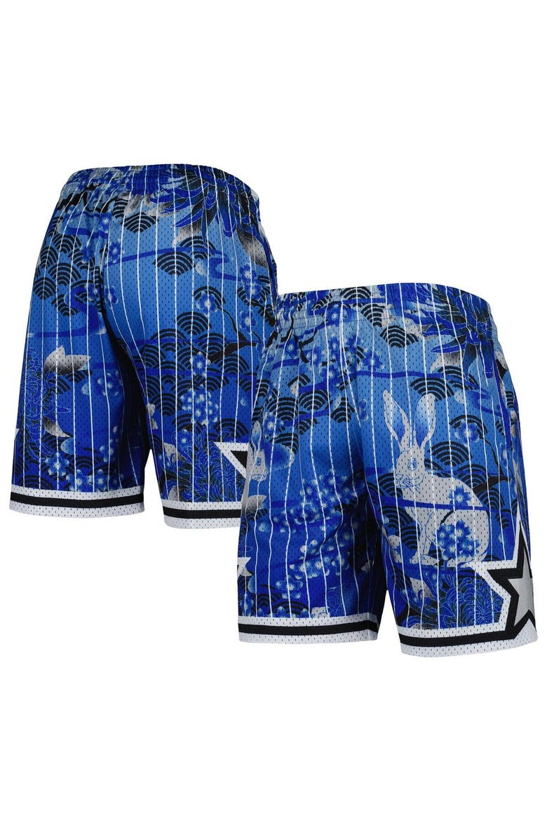 Men's Mitchell & Ness Blue Orlando Magic Lunar New Year Swingman Shorts, Main, color, Blue