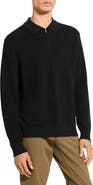 Theory Cyr Quarter Zip Cashmere Sweater