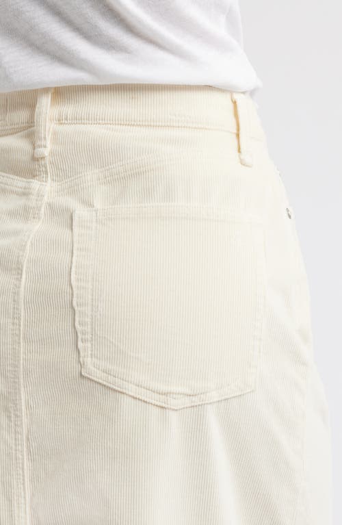 Rag & Bone Gillian Corduroy Midi Skirt In Neutral