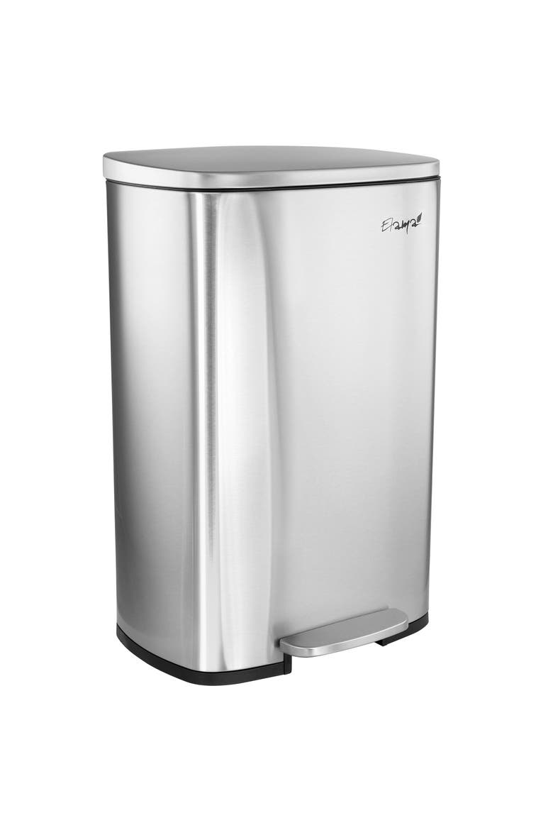 3 Piece 13 Gallon and 1.3 Gallon Trash Bin, Alternate, color, Silver