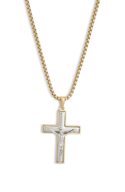 Men's Cross Pendant Necklace