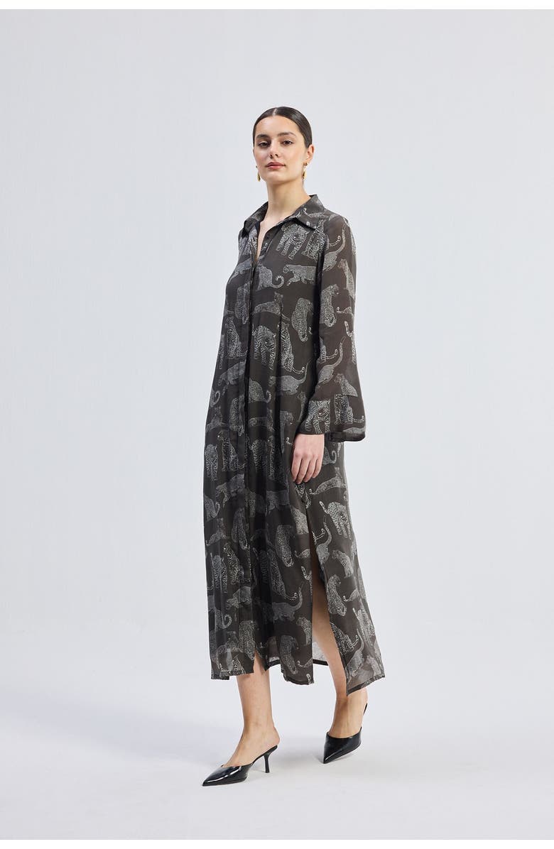 Reistor Relaxed-Fit Shirt Dress, Alternate, color, Black