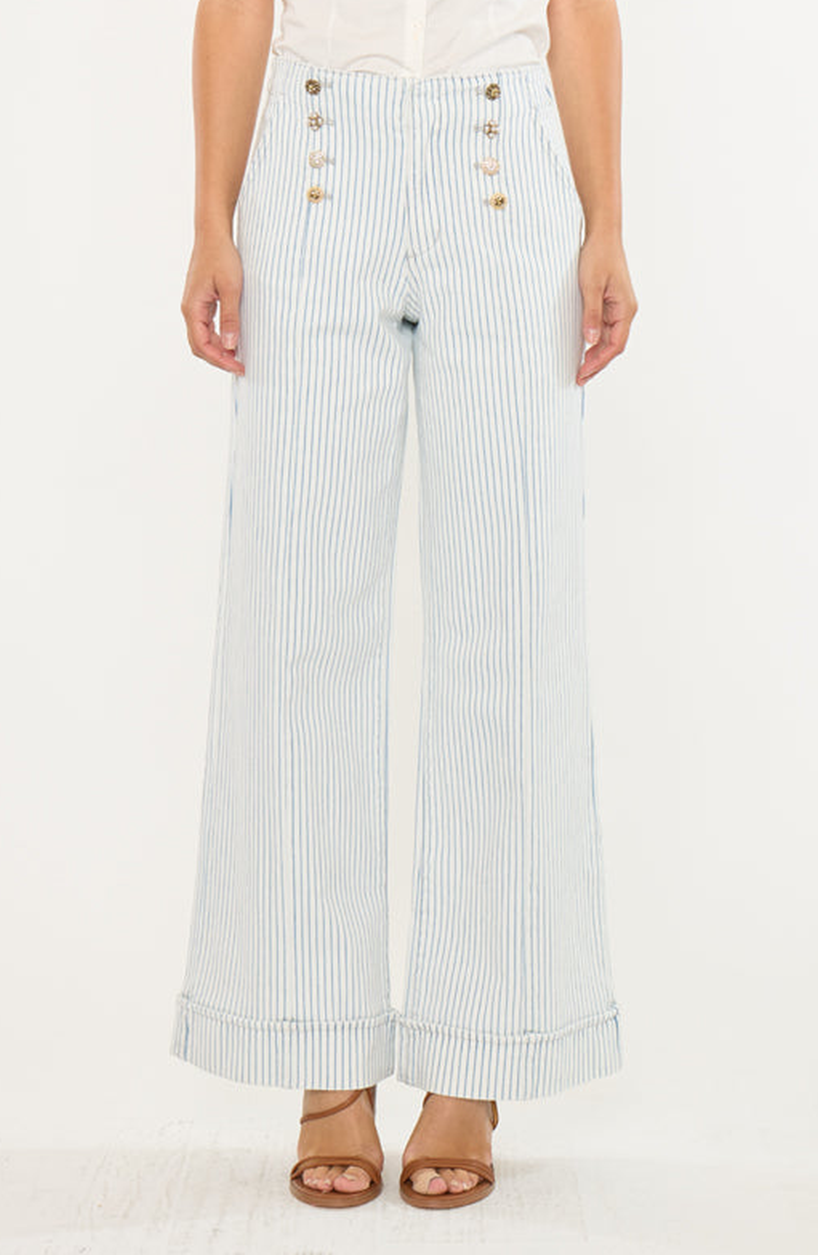 Elora High Rise Wide Leg Trousers
