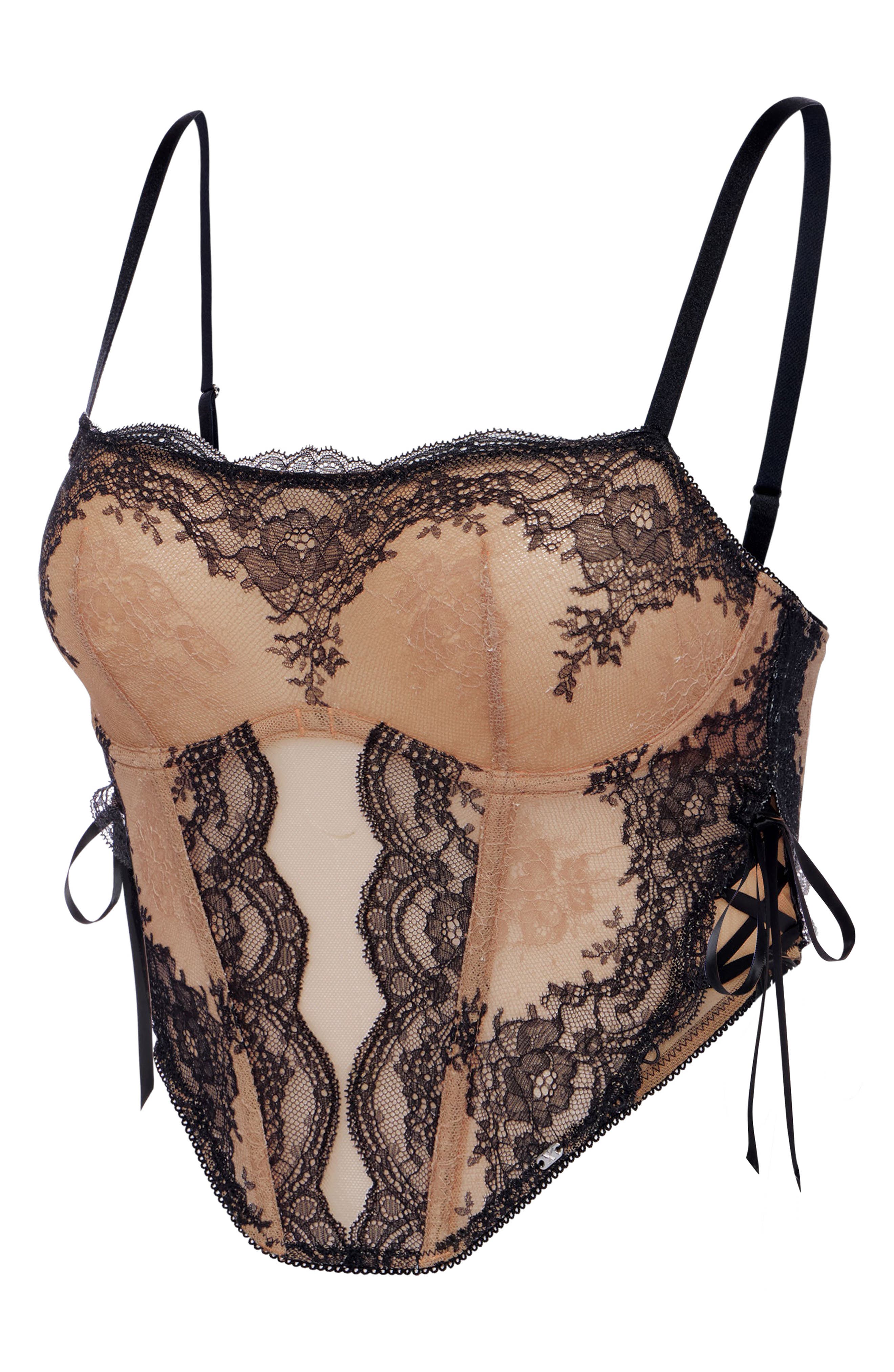 SAVAGE X FENTY Lacestruck Bustier (Women) | Nordstrom
