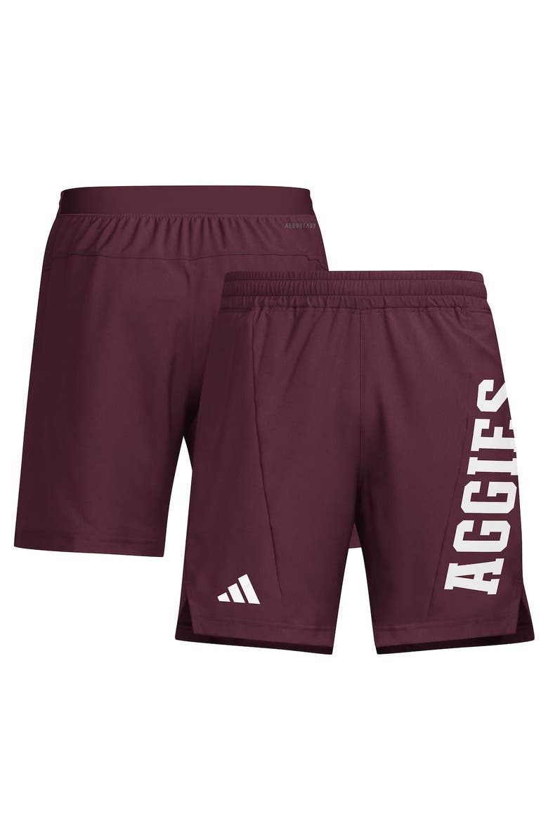 adidas Men's adidas Maroon Texas A&M Aggies Designed for Training AEROREADY Shorts, Main, color, Maroon