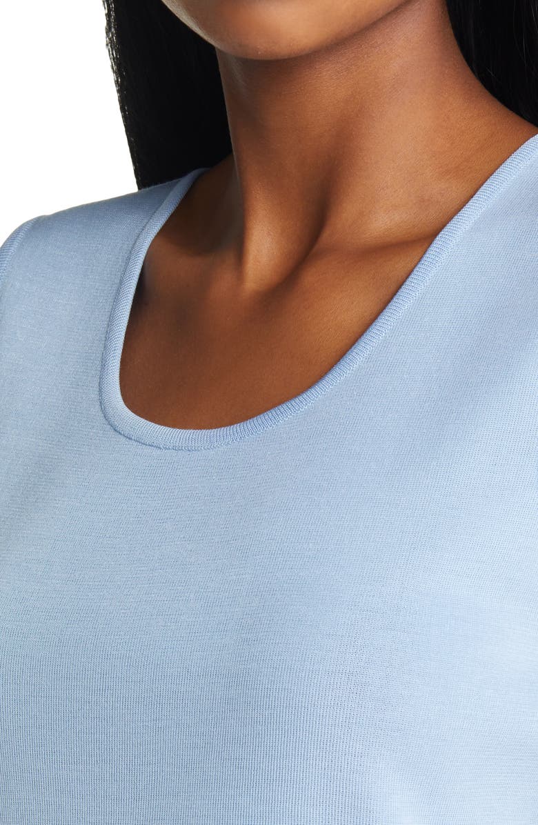 Ming Wang Scoop Neck Sweater Tank, Alternate, color, 