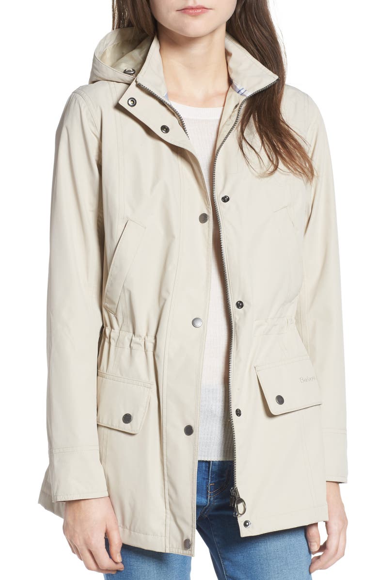 Barbour Kinnordy Waterproof Hooded Jacket, Main, color, 