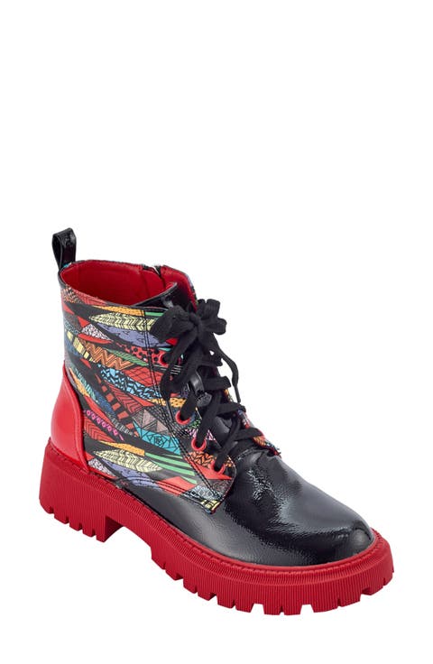 Freeway Lug Sole Combat Boot (Women)