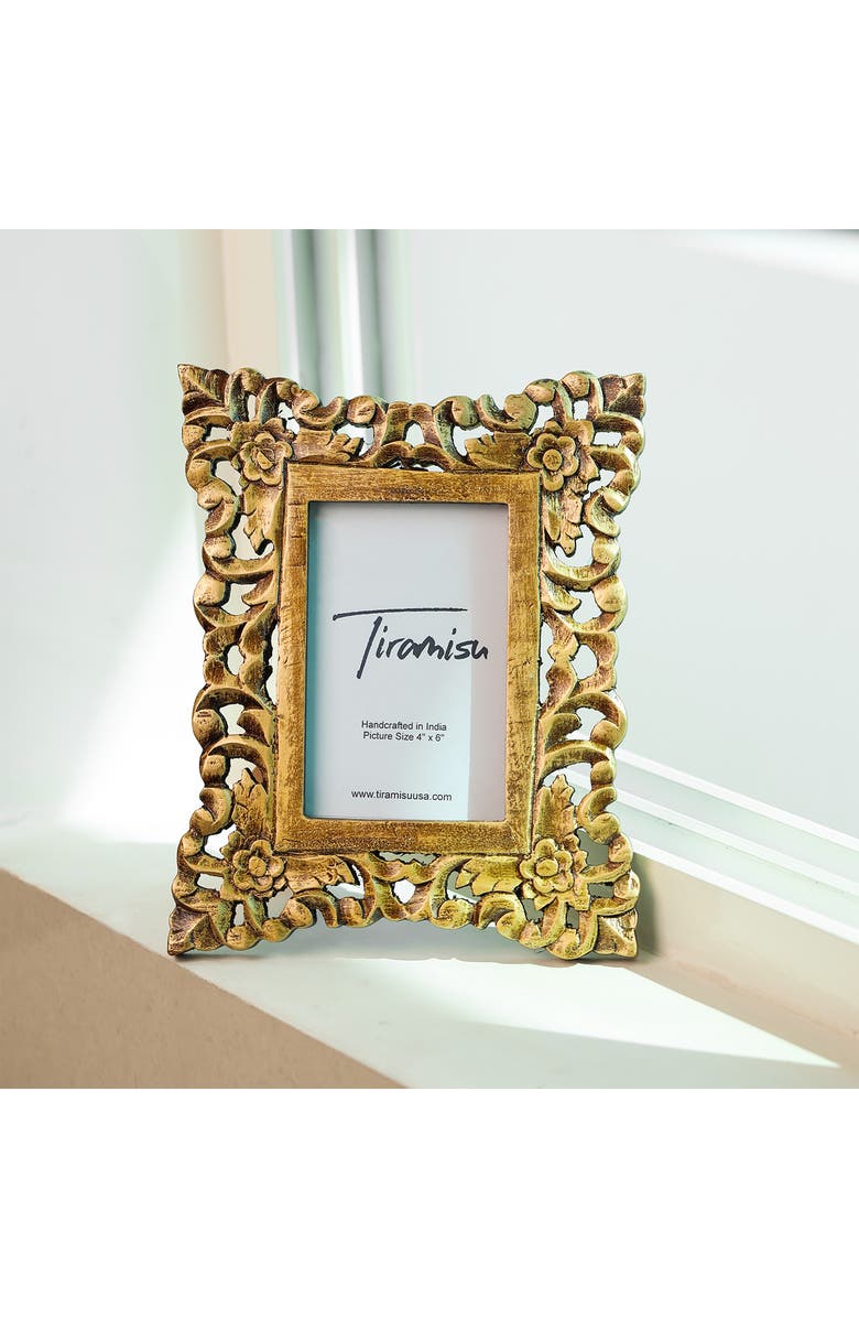 Tiramisu Antique Chic Picture Frame, Alternate, color, Gold/ Antique