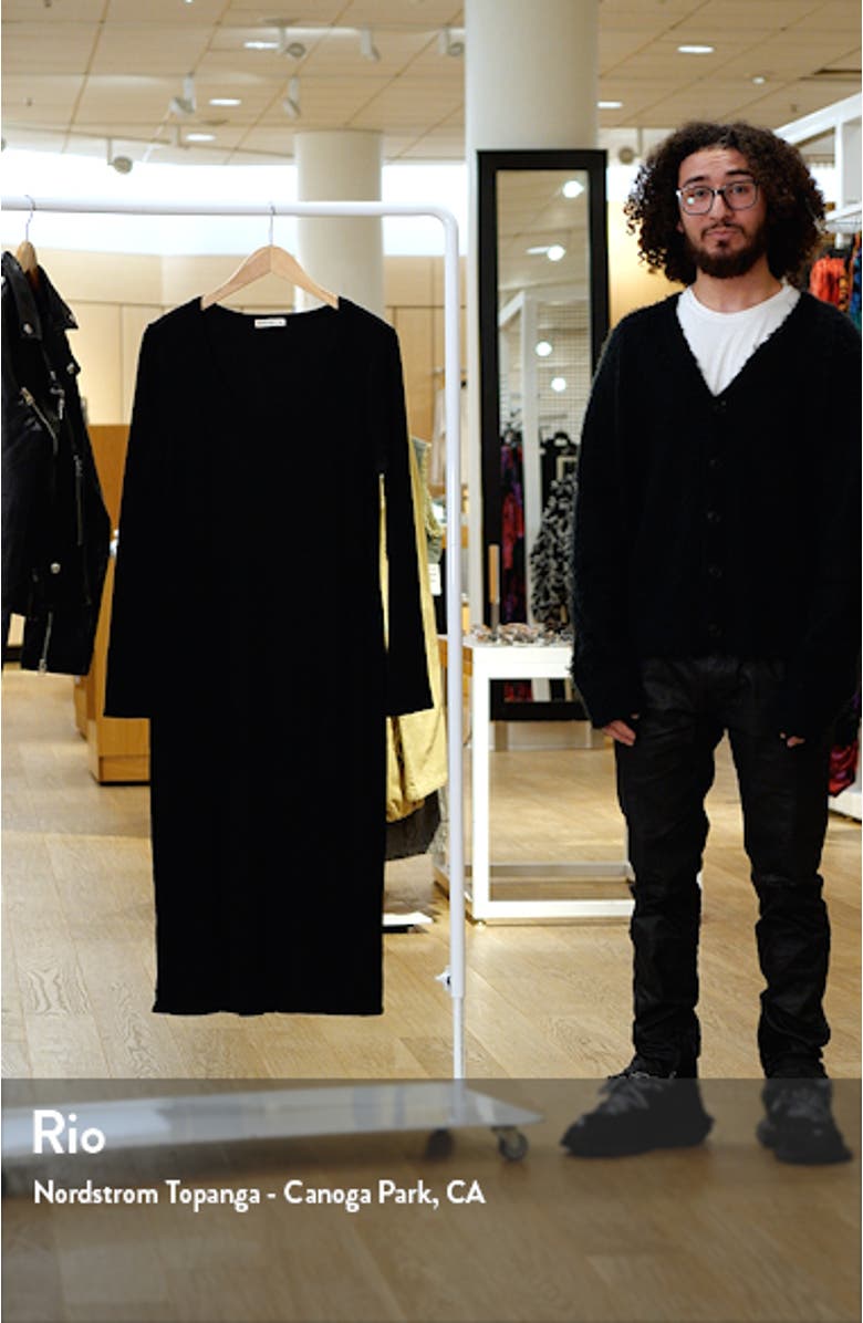 Lexi Rib Long Sleeve Body-Con Midi Dress, sales video thumbnail