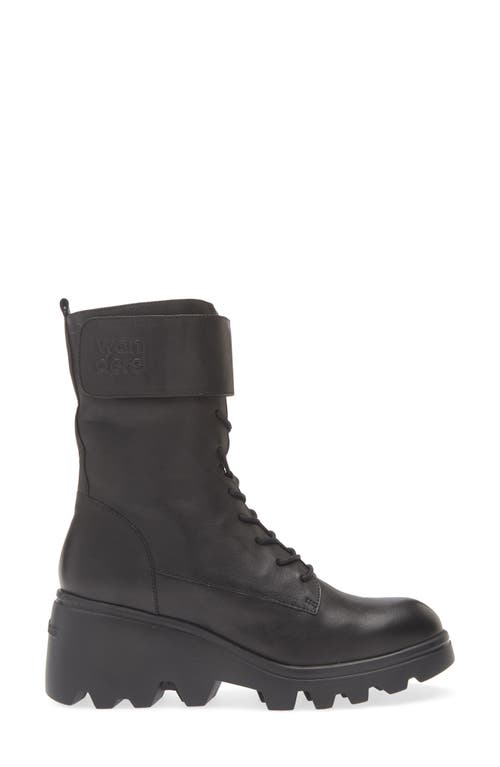 Wonders G-7021 Combat Boot In Black