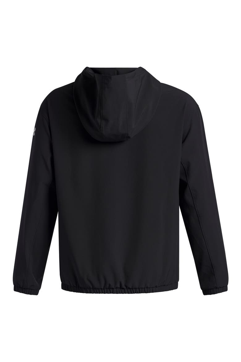 Kids' Unstoppable Woven Hoodie, Alternate, color, BLACK