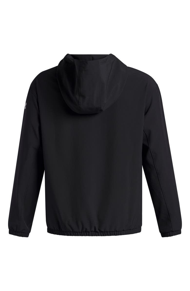 Under Armour Kids' Unstoppable Woven Hoodie, Alternate, color, Black