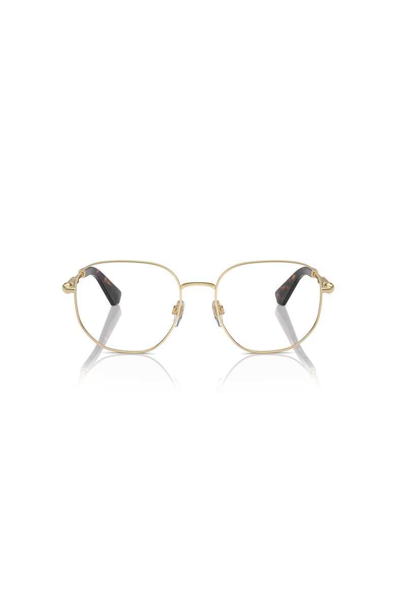 53mm Square optical glasses, Alternate, color, Gold