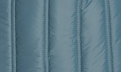 Andrew Marc Quilted Vest In Gray