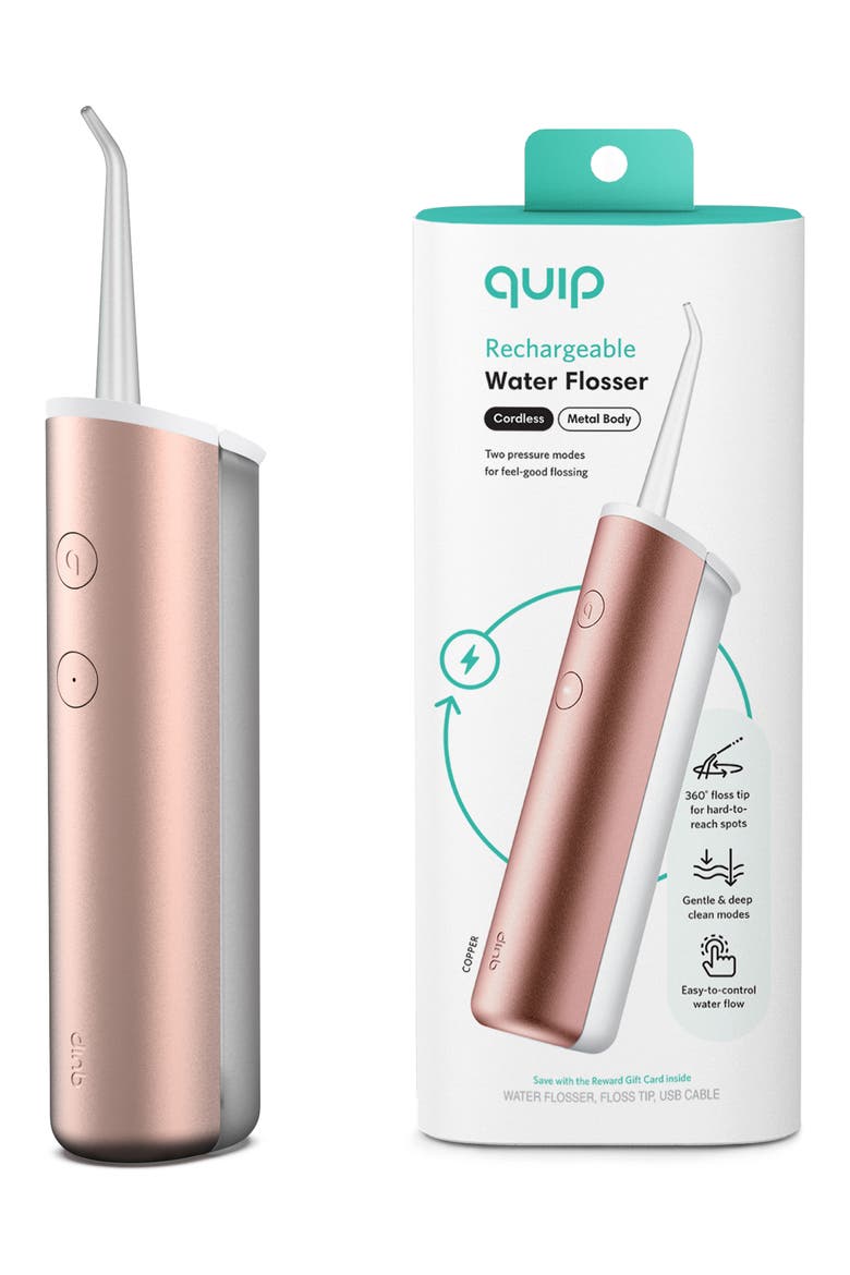 Rechargeable Water Flosser, Alternate, color, COPPER