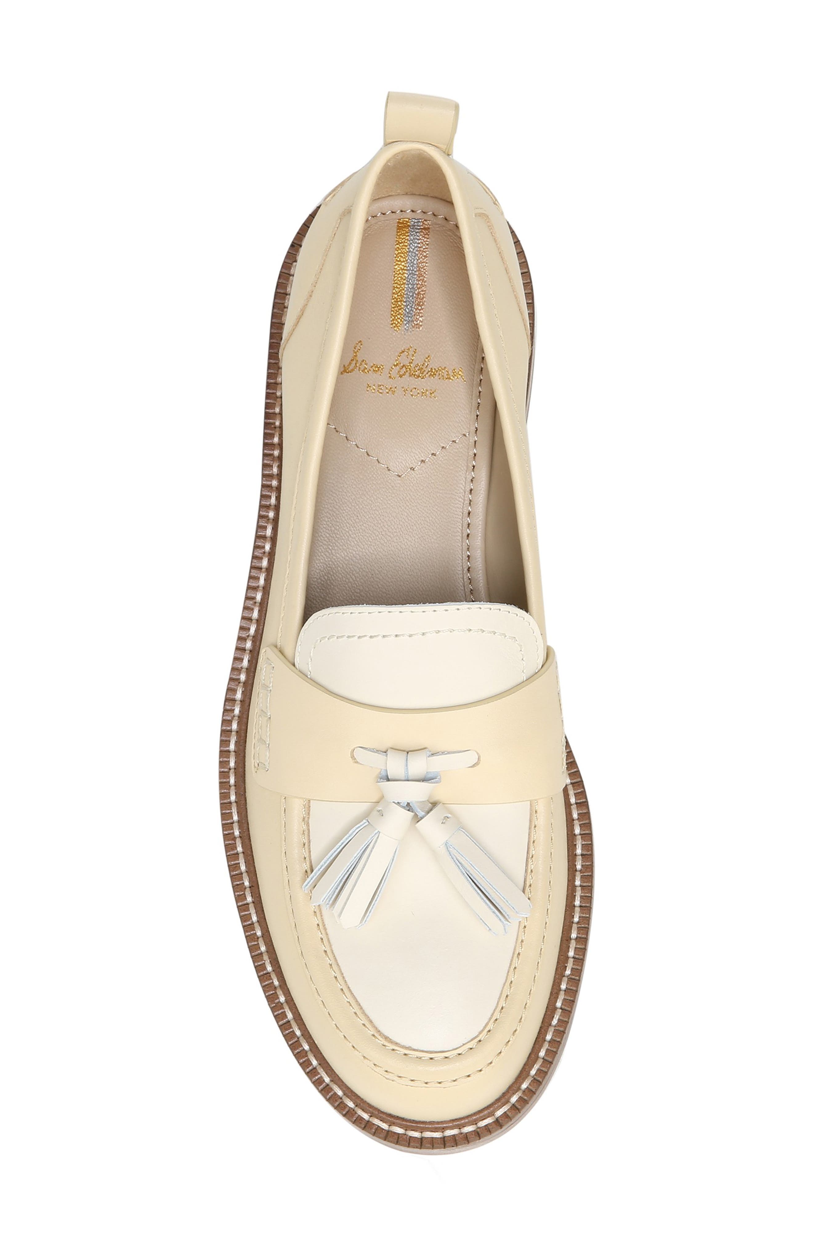 Caylia Loafer, Alternate, color, EGGSHELL/ MODERN IVORY