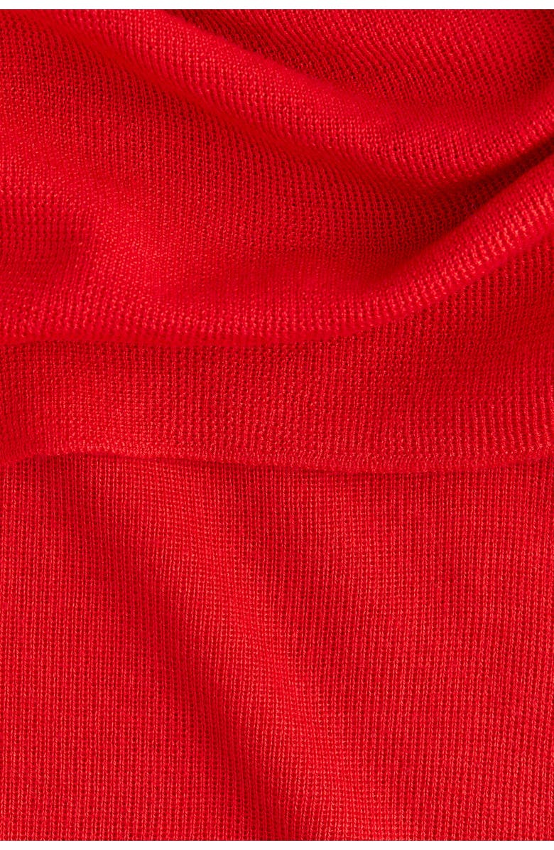 H&M Off-the-shoulder Dress, Alternate, color, Red