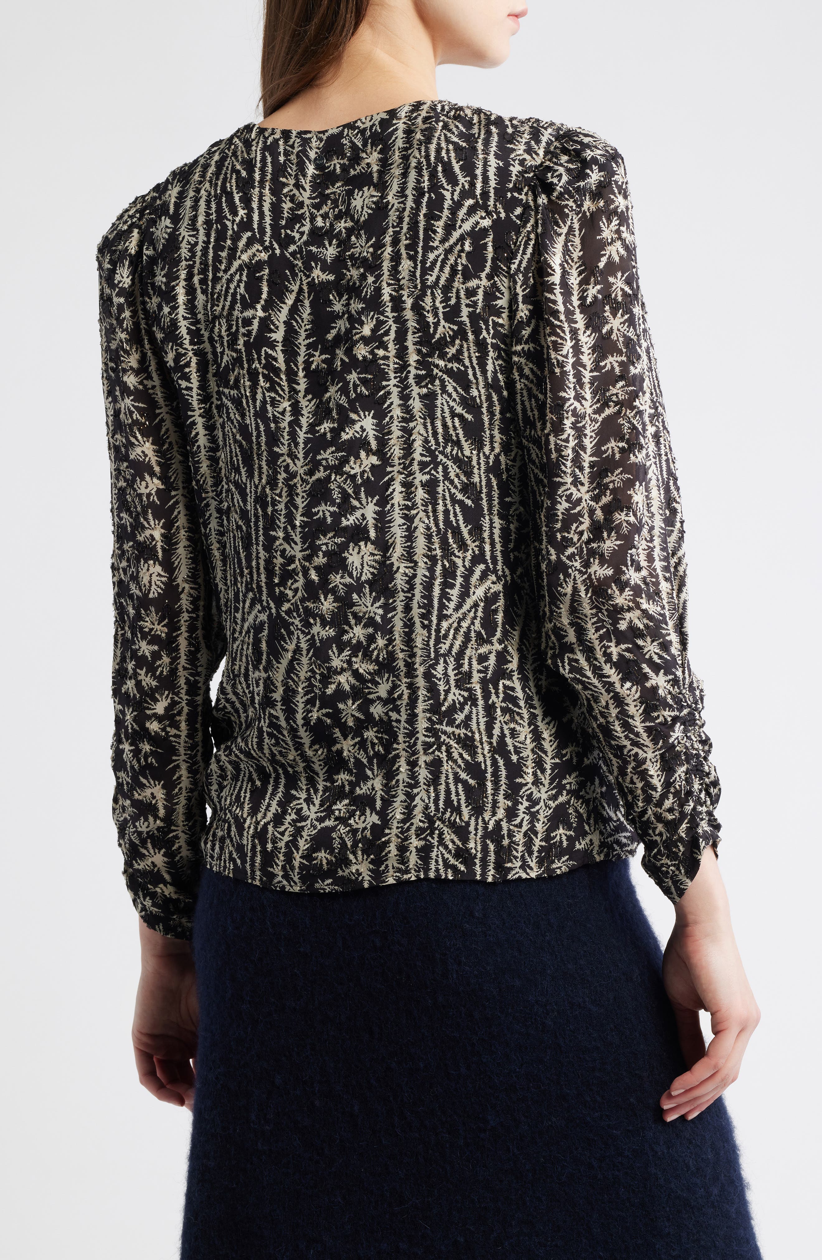 Bilimi Keyhole Long Sleeve Top - image 2