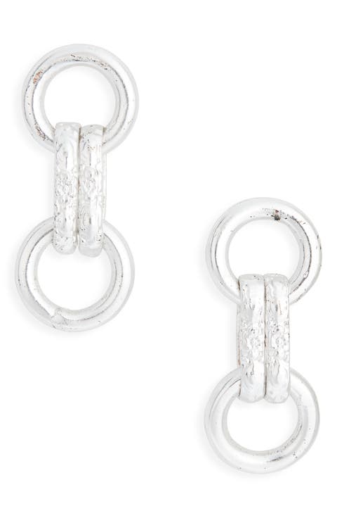 Double Link Drop Earrings
