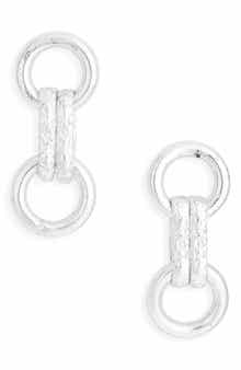 Karine Sultan Double Link Drop Earrings