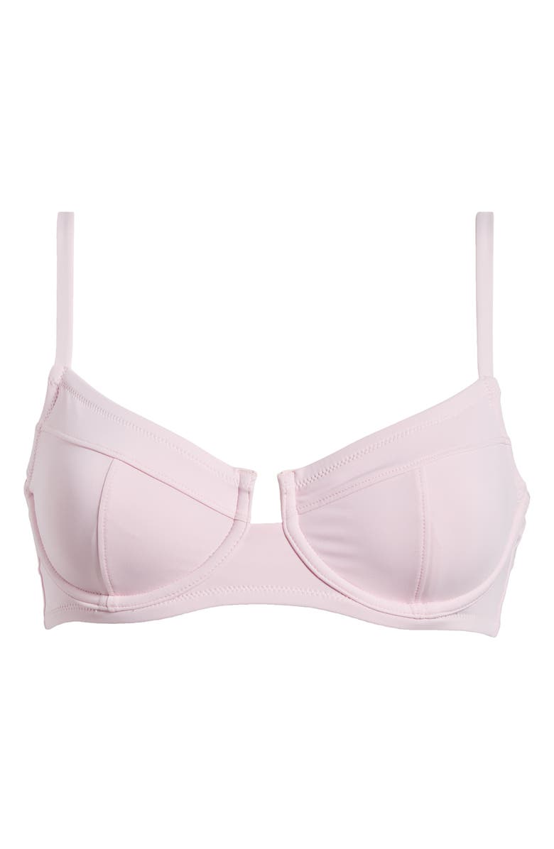 Solid & Striped Harley Carnation Bikini Top, Alternate, color, Carnation