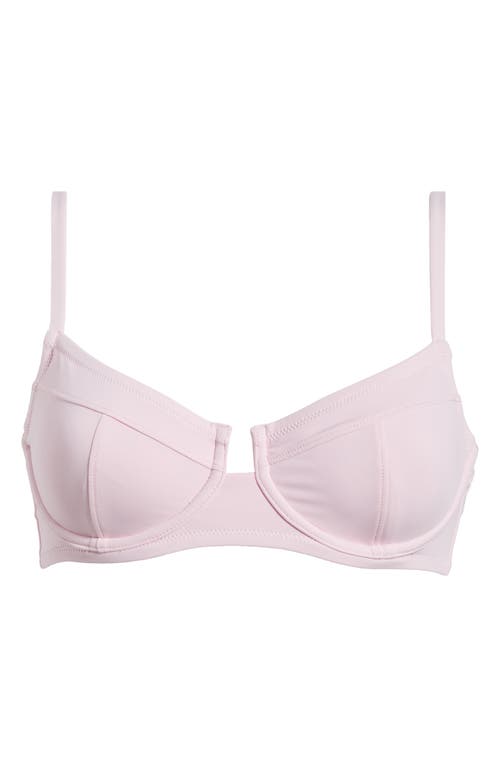 Solid & Striped The Harley Bikini Top In Carnation