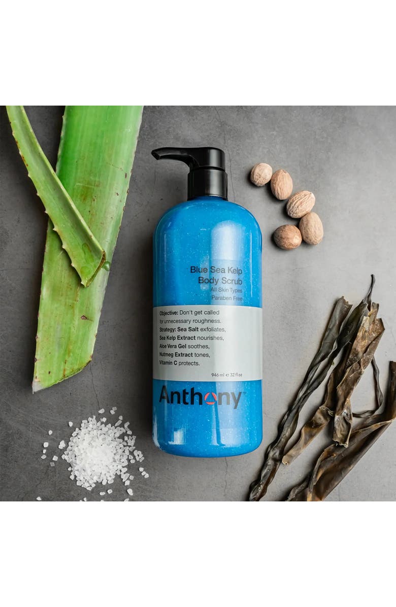 116 Blue Sea Kelp Body Scrub, Alternate, color, Blue