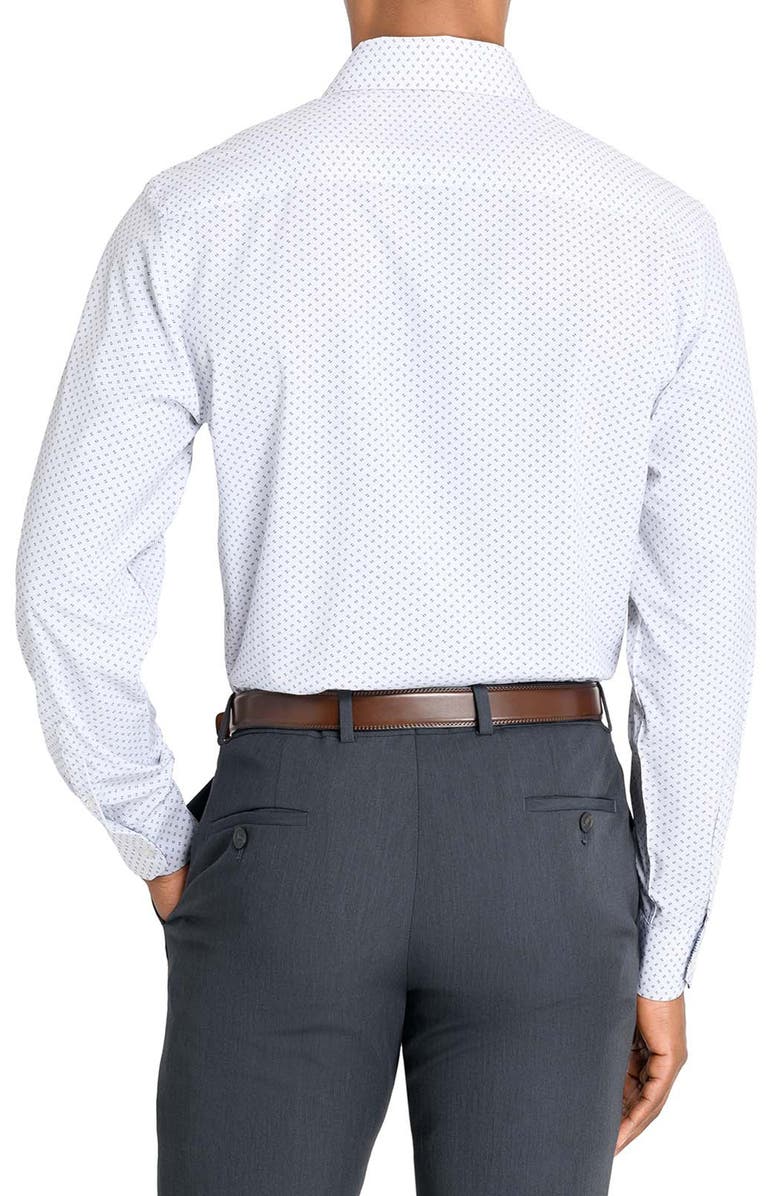 W.R.K Slim Fit Dash Print Performance Dress Shirt, Alternate, color, 